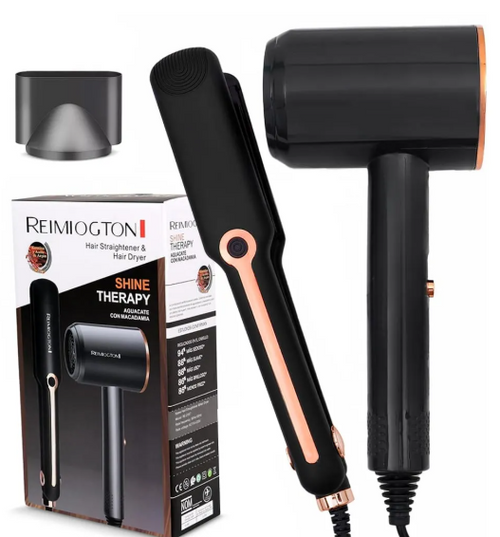 SET DE SECADORA Y PLANCHA DE PELO