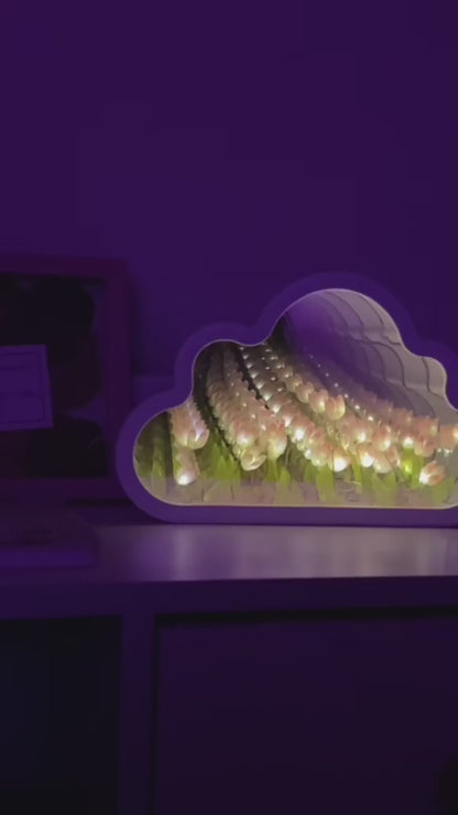 LAMPARA DE TULIPANES